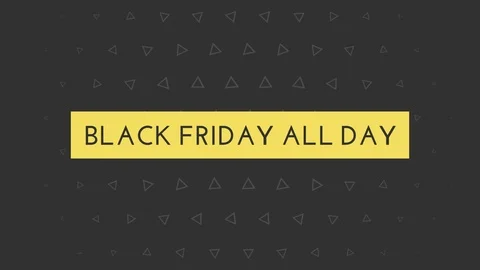 Black Friday all day with text animation Stock Footage 115946094