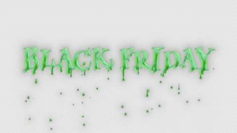 Black Friday animated text with dripping blood effect. Stock Footage 320111994