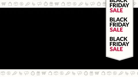 Black Friday background 库存影片 340862642
