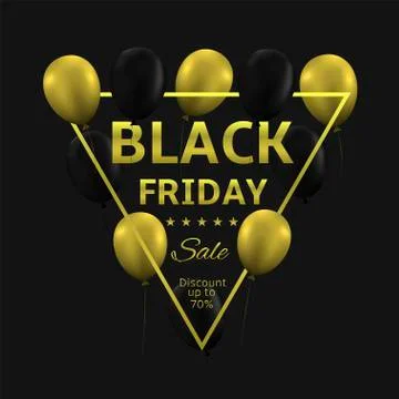 Black Friday background Stock Illustration