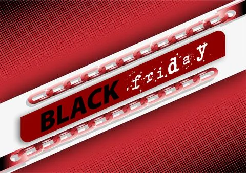 Black Friday background pixelate color banner vector. Stock Illustration