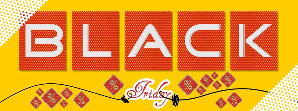 Black friday background vector. With the concept of isolation Stock Illustration