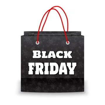 Black Friday bag vector Stock Illustration