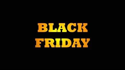 Black friday banner design 4k animation. Stock Footage 224785349