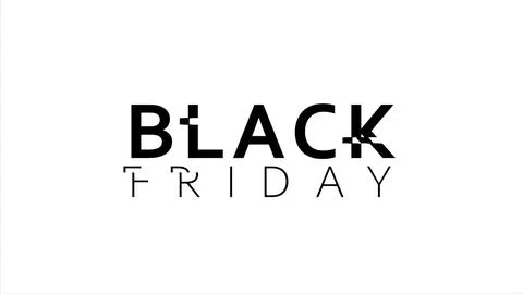Black Friday banner with glitch effect in cyberpunk style. Stock Illustration