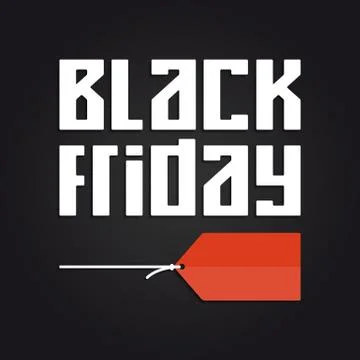 Black Friday banner Stock Illustration