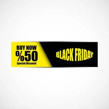 Black Friday Banner Stock Illustration