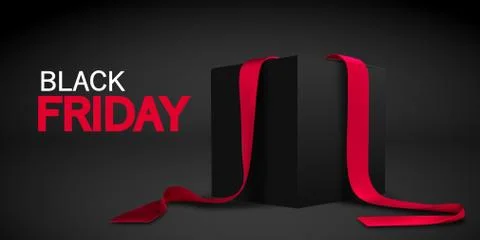 Black Friday banner. Stock Illustration