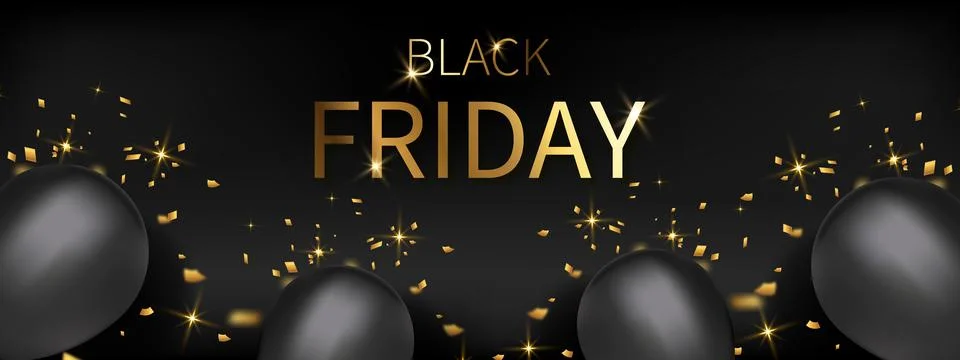 Black friday banner Stock Illustration