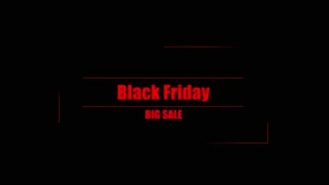Black Friday. Black Friday Animation. Stock Footage 158359514