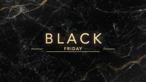 Black Friday with black marble pattern Stock Footage 171308485