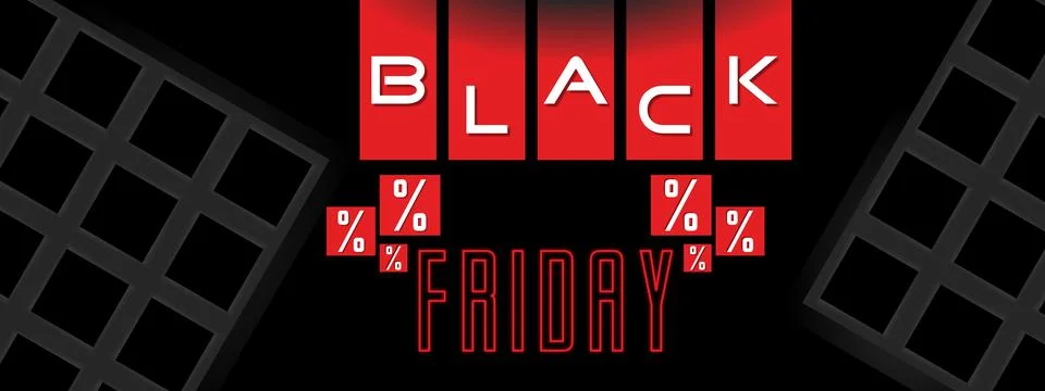 Black friday black vector background. With the concept of isolation Stock Illustration