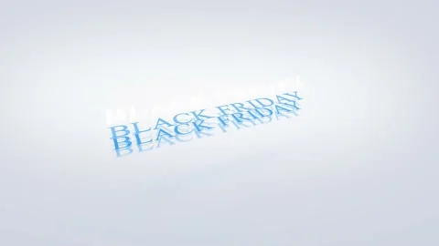 Black Friday Blue Video stock 220676222