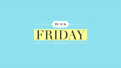 Black Friday on blue minimalism pattern Stock Footage 171308403