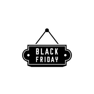 BLACK FRIDAY BOARD Stock Illustration