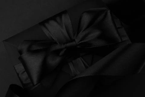 Black friday box gift present 库存照片