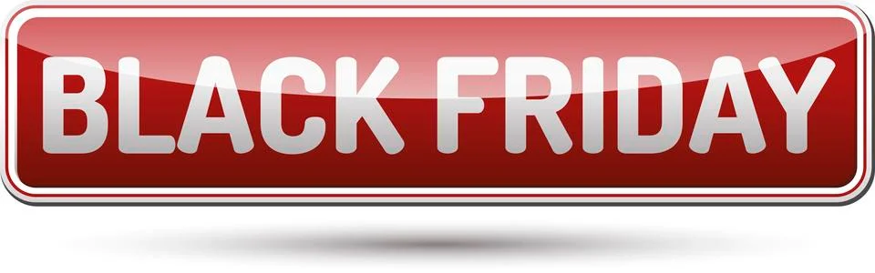 Black Friday Button Stock Illustration