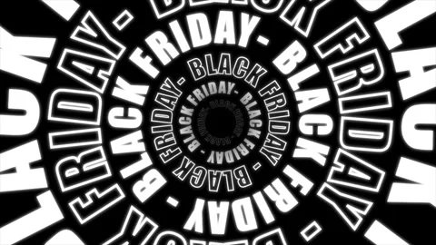 Black Friday Circle Arround Animation Stock Footage 289585334