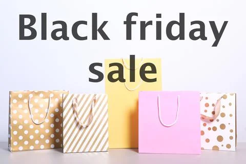 Black Friday concept. Discounts and sales. Stock Photos