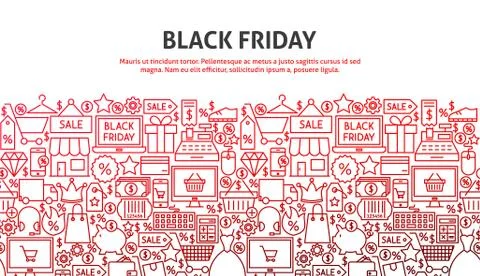 Black Friday Concept Stock Illustration