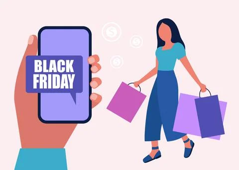 Black Friday concept Stock Illustration
