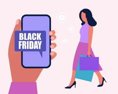 Black Friday concept Stock Illustration
