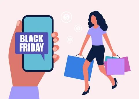 Black Friday concept Stock Illustration
