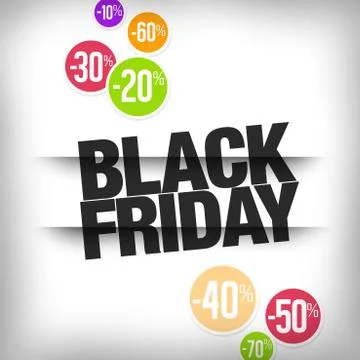 Black friday creative design illustration graphic Stock Illustration