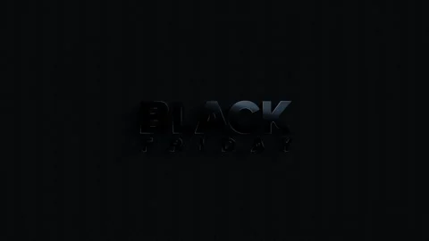Black Friday Dark reveal Video stock 320233786