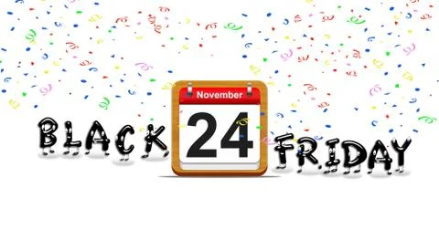 Black Friday day. Stock Illustration