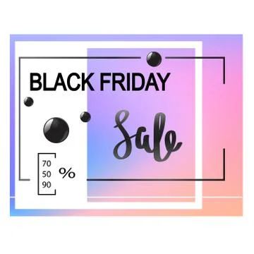 Black Friday discounts Stock Illustration