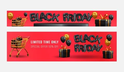 Black Friday. Editable stories. Creative vector modern black Friday sale social Stock Illustration