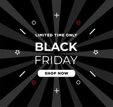 Black Friday event ad Illustrazione stock