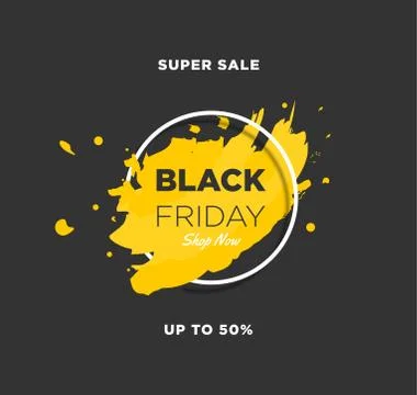 Black Friday event ad Illustrazione stock