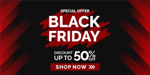 Black friday event background design template Stock Illustration