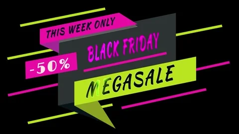 BLACK FRIDAY Stock Footage 283336980