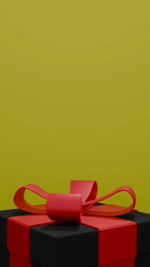 Black Friday gifts box with copy space Stock Footage 319824640