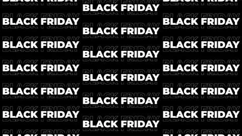 Black Friday Glitch Typography Pattern on Dark Background for Commercial Re.. Stock-Illustration