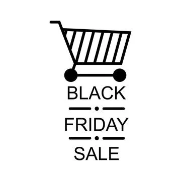 Black Friday icon vector Stock Illustration