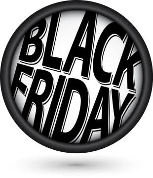 Black friday icon, vector illustration Stock Illustration
