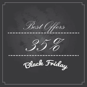 Black Friday Stock Illustration
