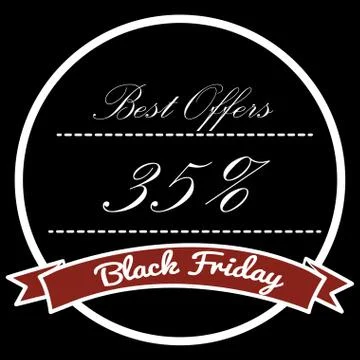 Black friday Illustrazione stock