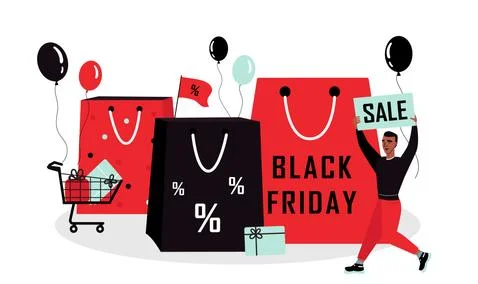 Black Friday Stock Illustration