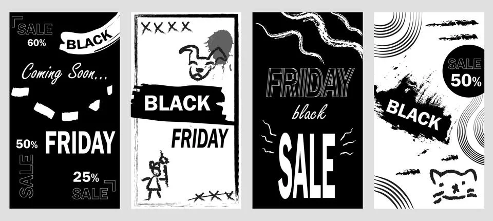 Black Friday Stock Illustration