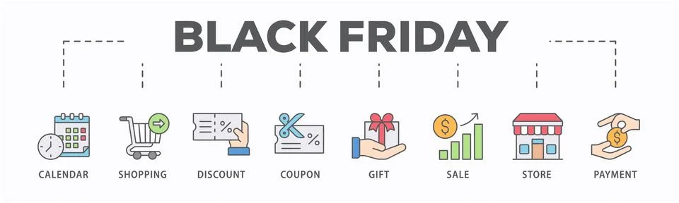 Black friday Stock Illustration
