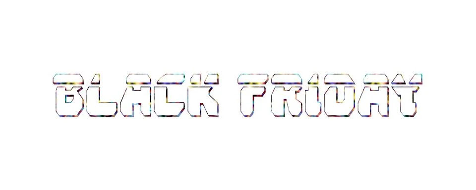 BLACK FRIDAY Stock Illustration