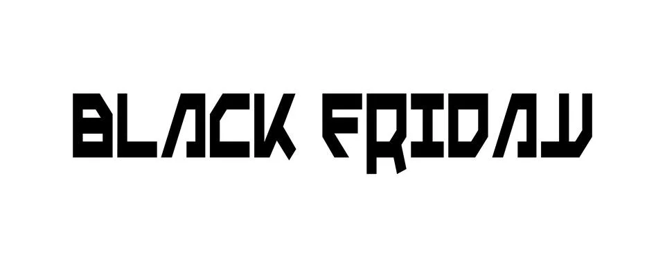 BLACK FRIDAY Stock Illustration