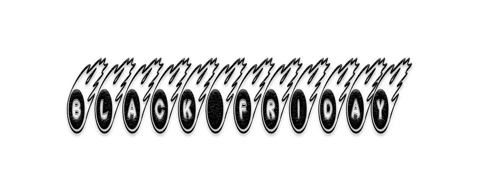 BLACK FRIDAY Stock Illustration