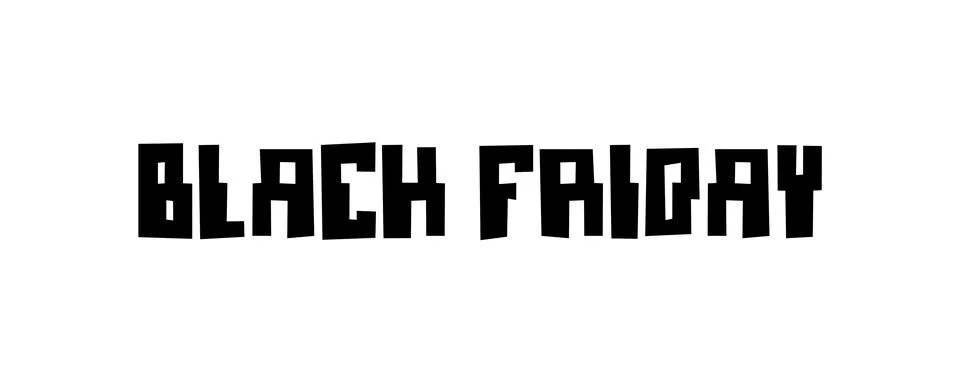 BLACK FRIDAY Stock Illustration