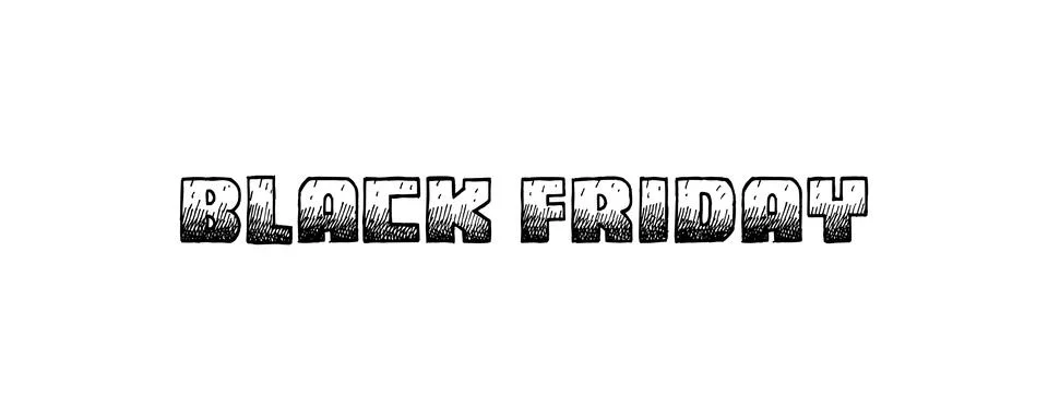 BLACK FRIDAY Stock Illustration